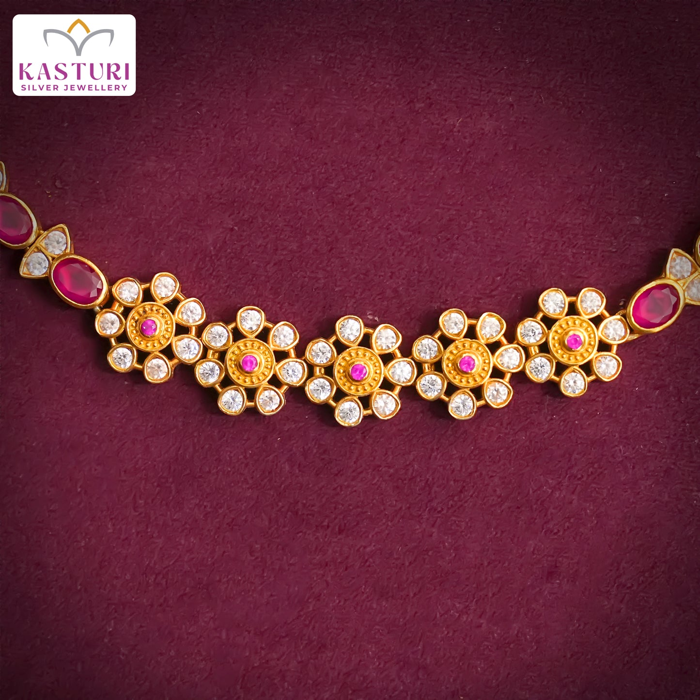 ruby-stone-floral-necklace