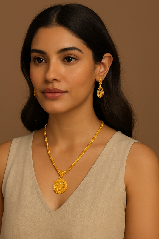 Gold Coated Necklace-
