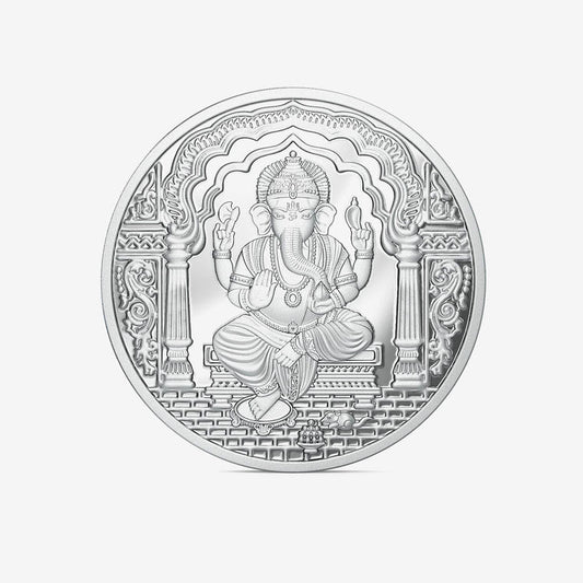 Ganesh silver coin 5gram